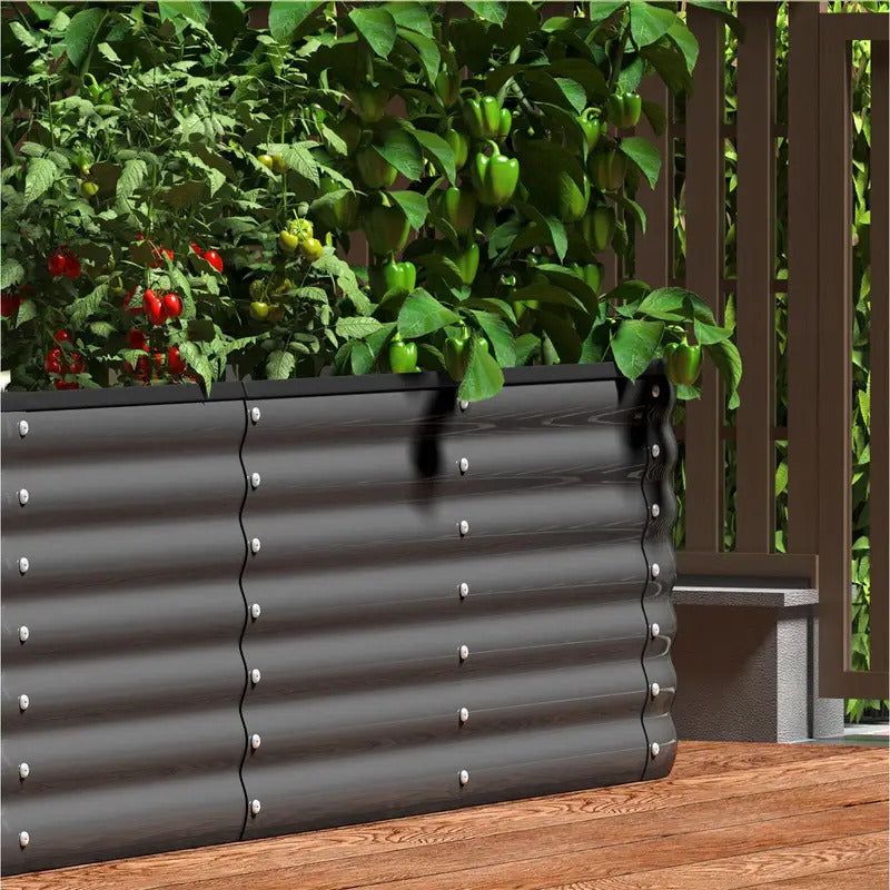 Galvanised Steel Raised Garden Bed