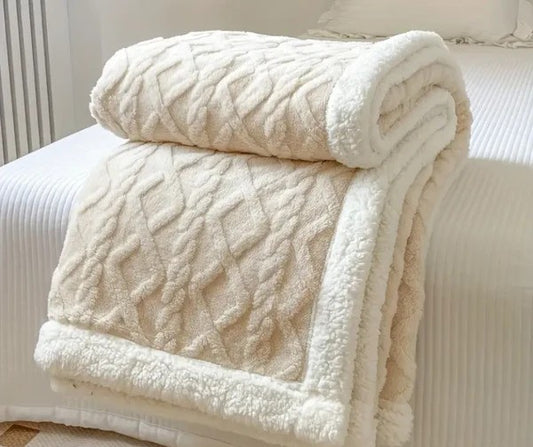 Brisbane™ Reversible Sherpa Throw Blanket