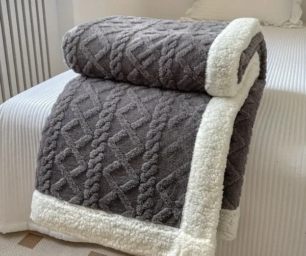 Brisbane™ Reversible Sherpa Throw Blanket