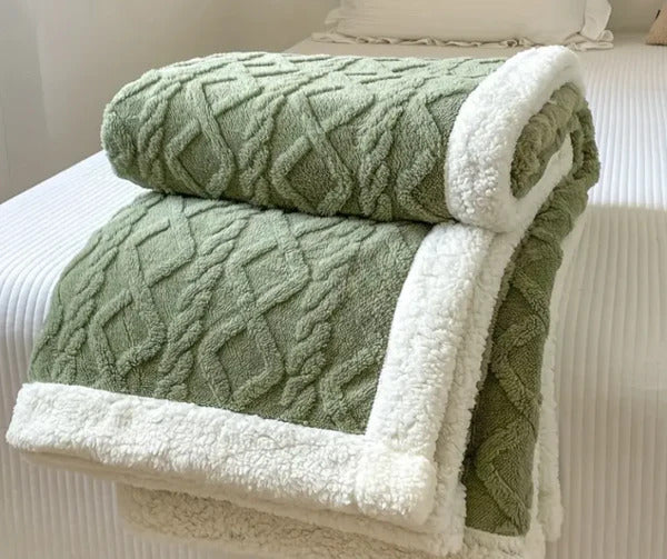 Brisbane™ Reversible Sherpa Throw Blanket
