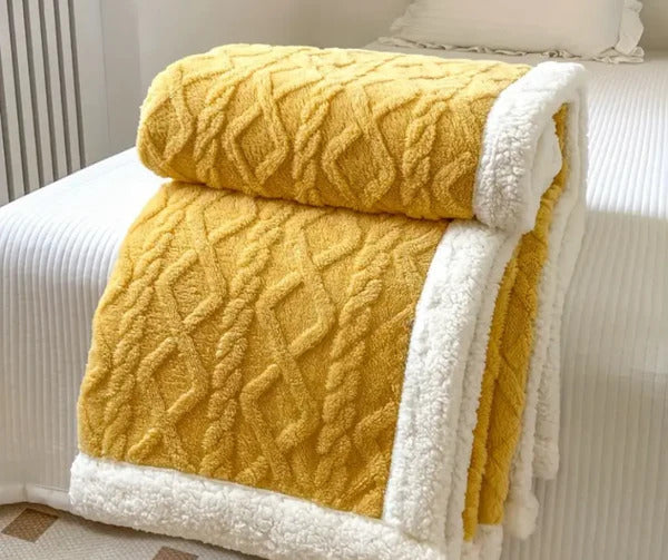 Brisbane™ Reversible Sherpa Throw Blanket