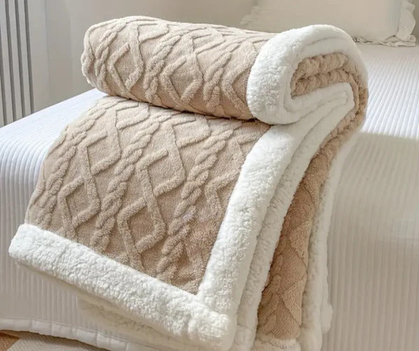 Brisbane™ Reversible Sherpa Throw Blanket