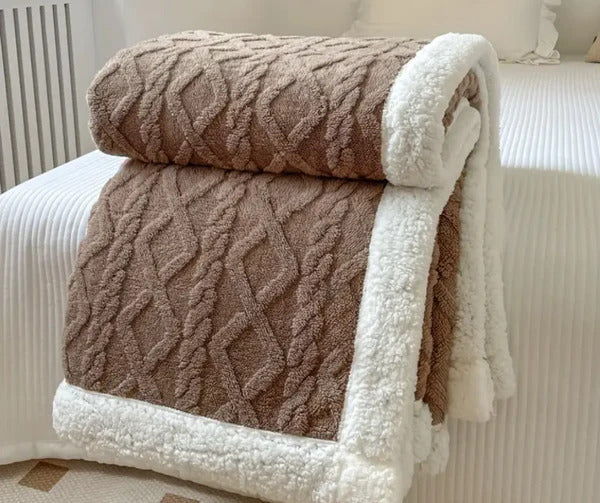 Brisbane™ Reversible Sherpa Throw Blanket
