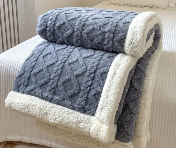 Brisbane™ Reversible Sherpa Throw Blanket