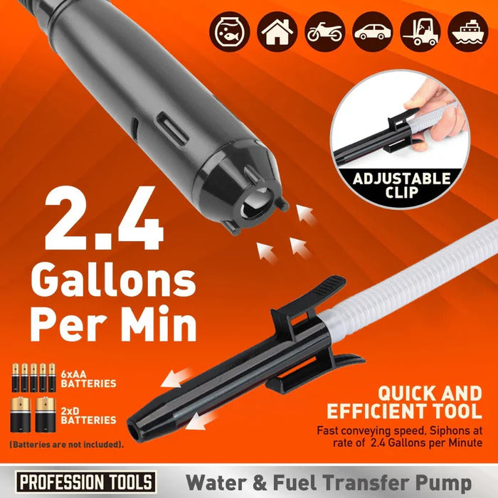 BrisbaneTools™ Portable Transfer Pump