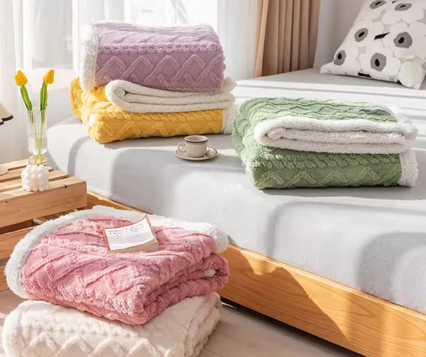 Brisbane™ Reversible Sherpa Throw Blanket