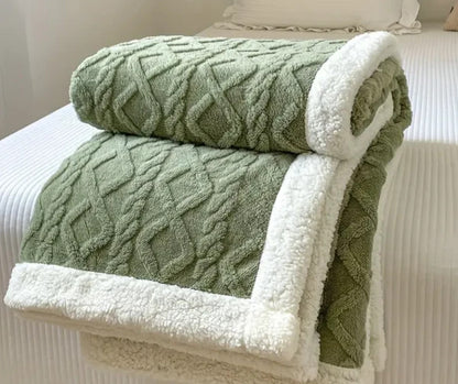 Brisbane™ Reversible Sherpa Throw Blanket