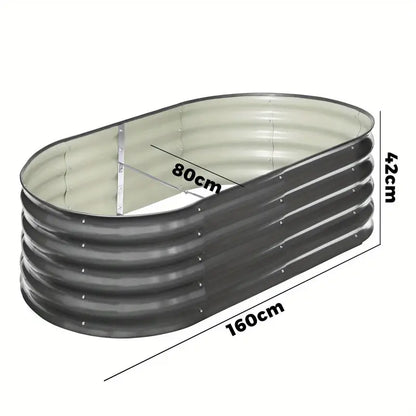 Galvanised Steel Raised Garden Bed