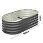 Galvanised Steel Raised Garden Bed