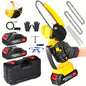 6" Cordless Electric Pruning Chainsaw with Pole Saw