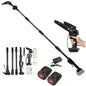 6" Cordless Electric Pruning Chainsaw with Pole Saw