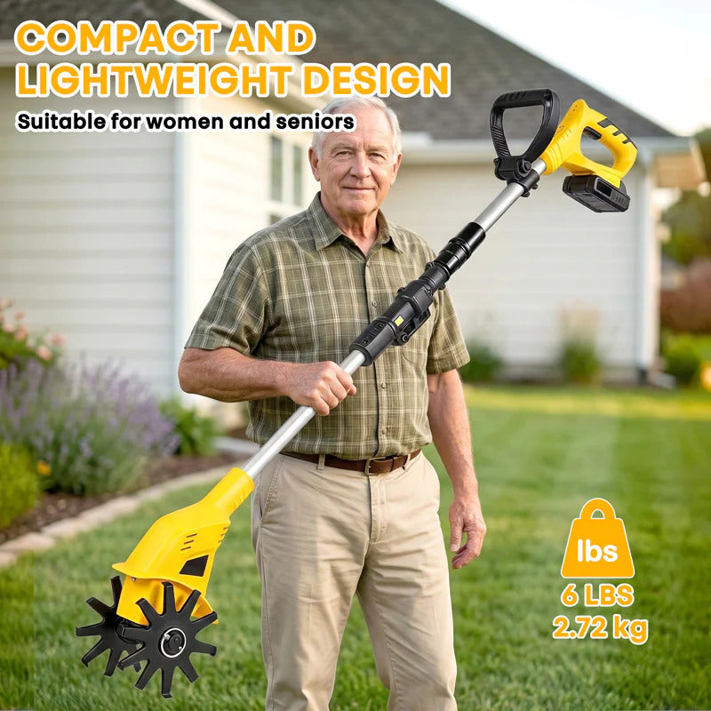 Cordless Tiller Electric Cultivator