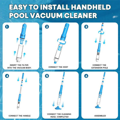 3 in 1 Cordless Pool Vacuum Cleaner Pro