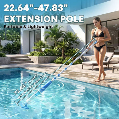 3 in 1 Cordless Pool Vacuum Cleaner Pro